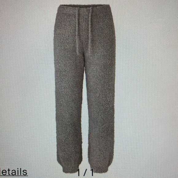 Skims cozy knit jogger in smoke - Picture 3 of 3